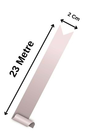 Kurdele Saten 2 Cm X 23 Metre - Kurdele Modelleri - Saten Kurdele - Kırmızı - 2 CM X 23 METRE