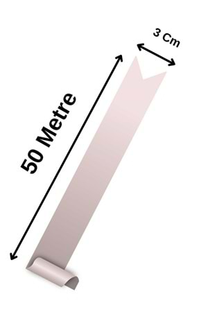 Desenli Rabant Kurdele 3 Cm X 50 Metre - Rabant Modelleri - Desenli Rabant - Pembe - 3 CM X 50 METRE