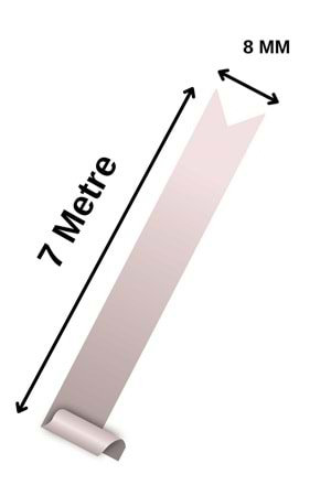 İnci Boncuk Kurdele Soft Renkler - Kurdele Modelleri - Boncuk İnci - Krem - 8 MM X 7 METRE