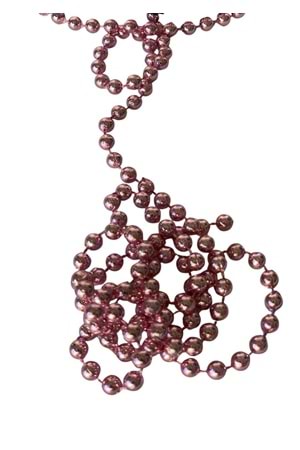 İnci Boncuk Kurdele Parlak Renkler - Kurdele Modelleri - Boncuk İnci - Açık Pembe - 8 MM X 7 METRE