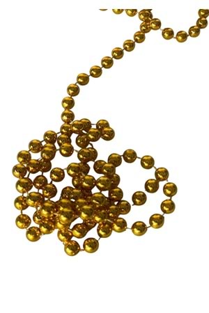 İnci Boncuk Kurdele Parlak Renkler - Kurdele Modelleri - Boncuk İnci - Altın - Gold - 8 MM X 7 METRE