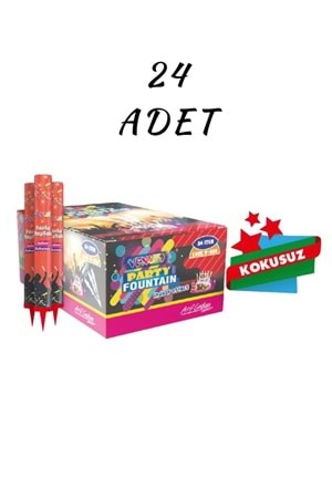 Kokusuz Pasta Maytabı - 24 lü Kutu Maytap
