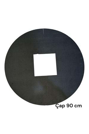 25 Adet Çap 90 Cm Yuvarlak Çelenk Kartonu Siyah