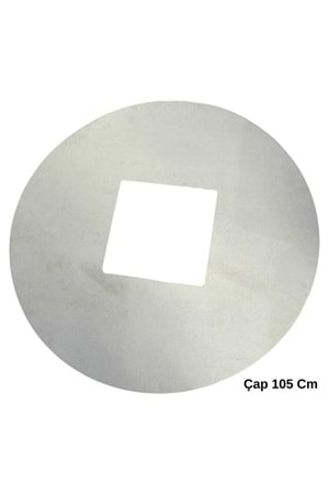 25 Adet Çap 105 Cm Büyük Yuvarlak Çelenk Kartonu Beyaz
