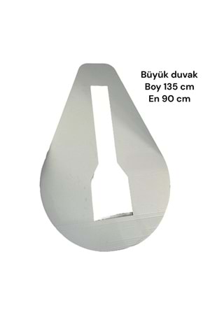 25 Adet Duvak Büyük İnce Çelenk Kartonu Beyaz