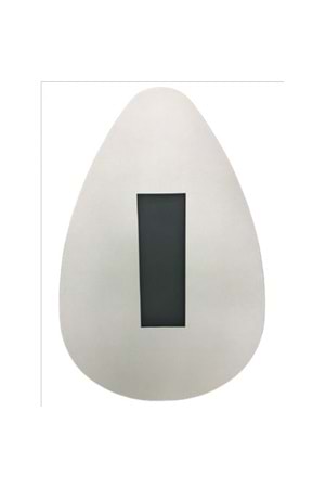 25 Adet Duvak Küçük Kalın Çelenk Kartonu Beyaz