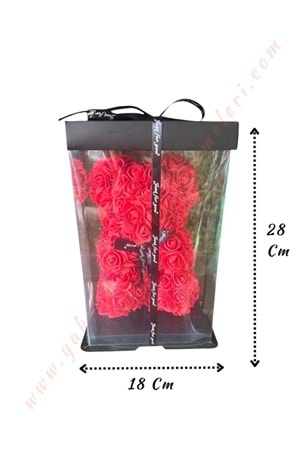 Çiçekli Ayı Küçük Boy 28*18*18