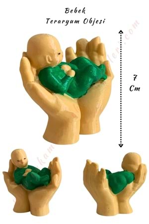 3D Baskı Teraryum Obje - Avuç İçi Bebek