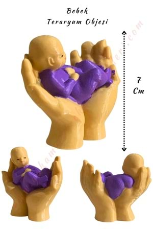 3D Baskı Teraryum Obje - Avuç İçi Bebek