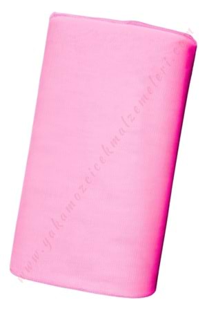 70 Metre Katlı Tül - Açık Pembe - 2 MT X 70 Metre