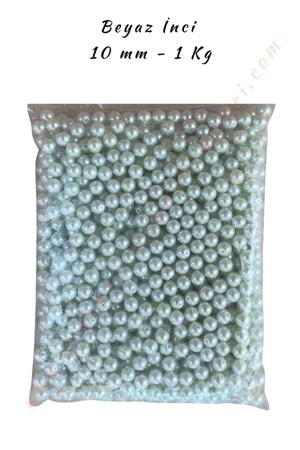 İnci Paket 10 mm Beyaz - 1 KG
