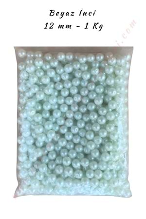 İnci Paket 12 mm Beyaz - 1 KG