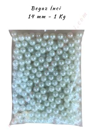 İnci Paket 14 mm Beyaz - 1 KG