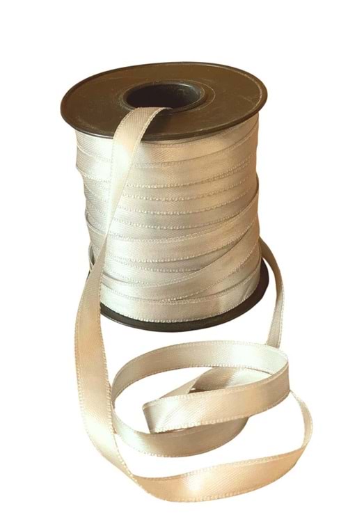 Kurdele Saten 1 Cm x 100 Metre - Kurdele Modelleri - Saten Kurdele - Gri - 1 CM X 100 METRE