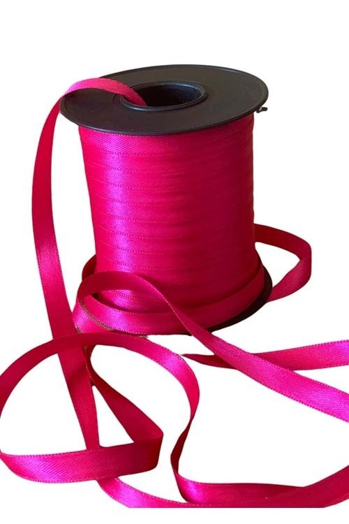 Kurdele Saten 1 Cm x 100 Metre - Kurdele Modelleri - Saten Kurdele - Koyu Pembe - 1 CM X 100 METRE