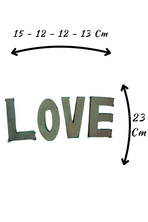 Love Oasis Aranjman Altlığı 52 x 23 x 4 Cm Çiçek Süngeri YK-194