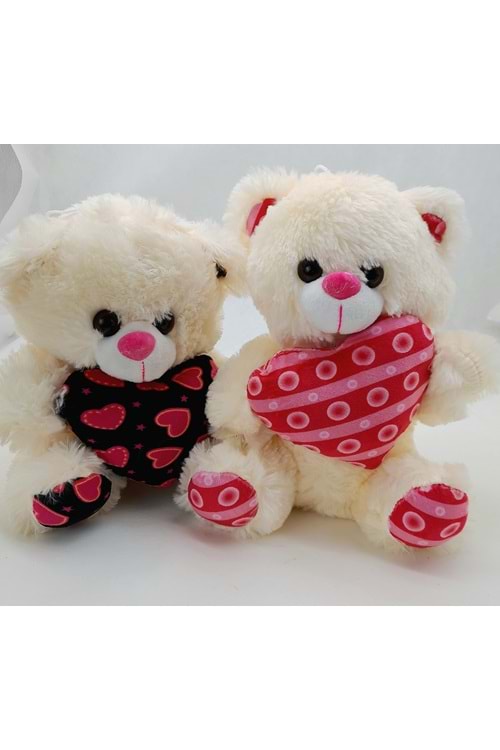 OYUNCAK AYI 30 CM KALP YASTIKLI