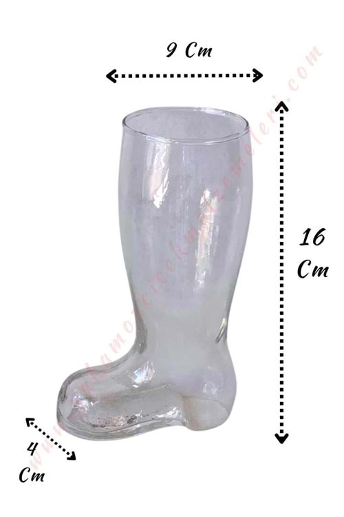 Cam Çizme Vazo 9*4*16 Cm YK-689