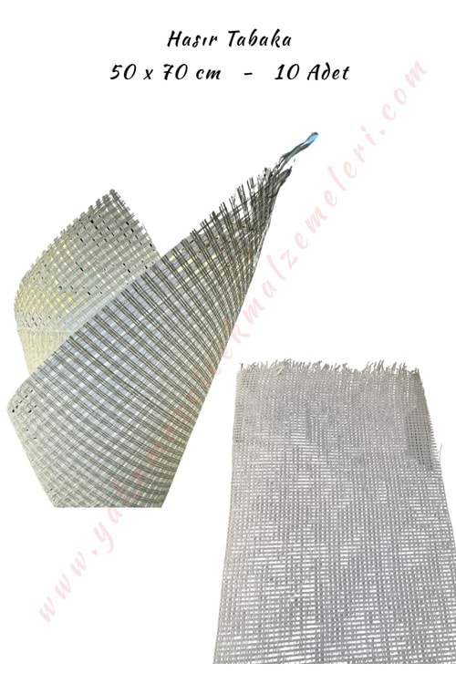 Hasır Tabaka - İthal 50x70 Cm - Krem