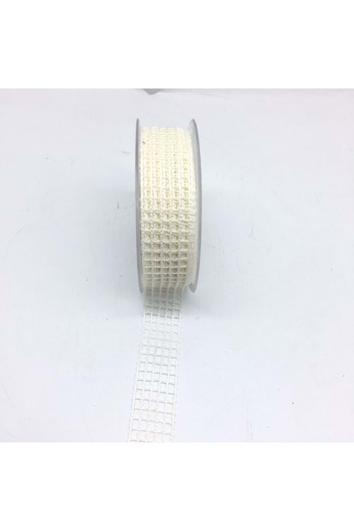 KURDELA FİLE 2,5 CM KREM