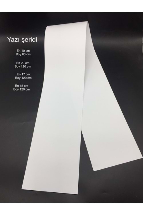 KIRTASİYE 17*120 YAZI ŞERİDİ