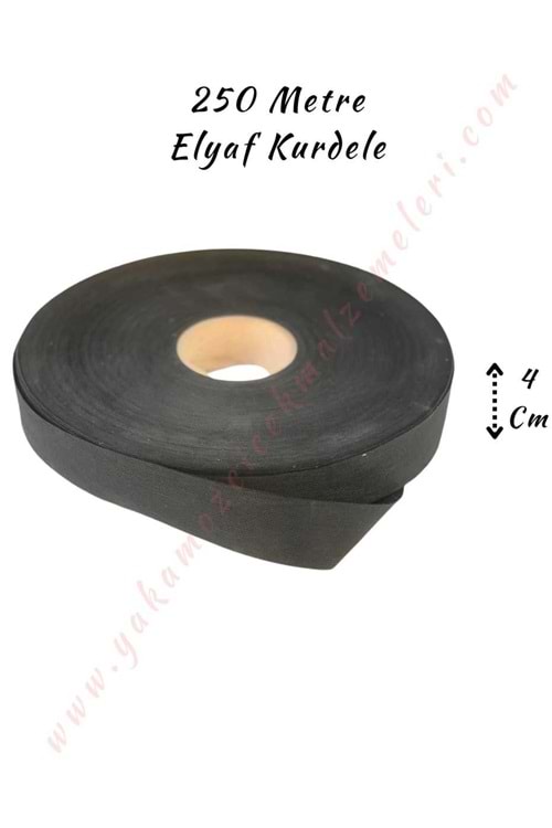 Elyaf Kurdele 250 Metre Boy 4 Cm En Kampanya - Siyah