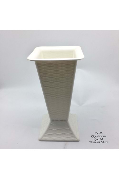 PLASTİK çiçek kovası YK-56 KARE