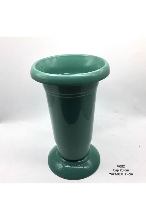 PLASTİK ÇİÇEK KOVASI ORTA V002