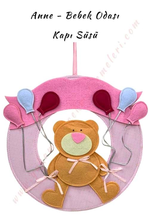 Bebek Kapı Süsü - Pembe