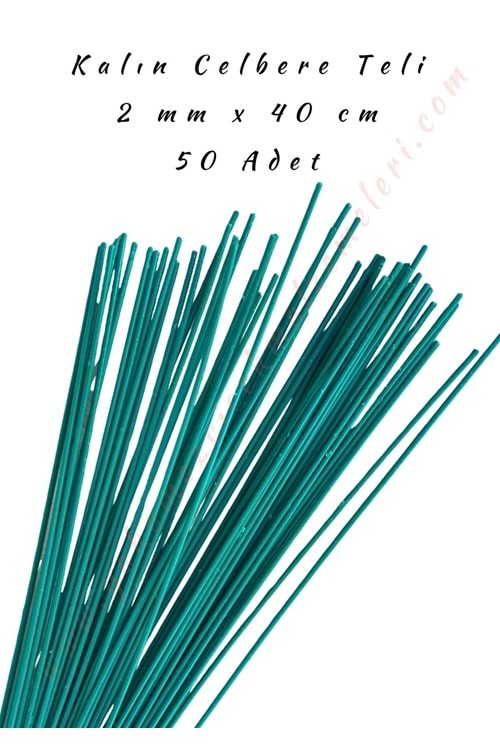 Celbere Teli Kalın 2 mm x 40 Cm