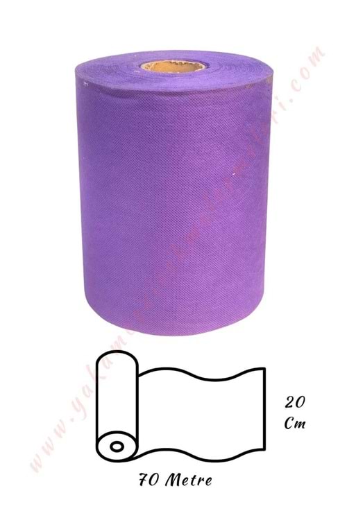 Araba Elyafı En 20 Cm Boy 70 Metre - Mor