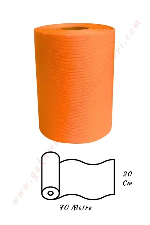 Araba Elyafı En 20 Cm Boy 70 Metre - Turuncu