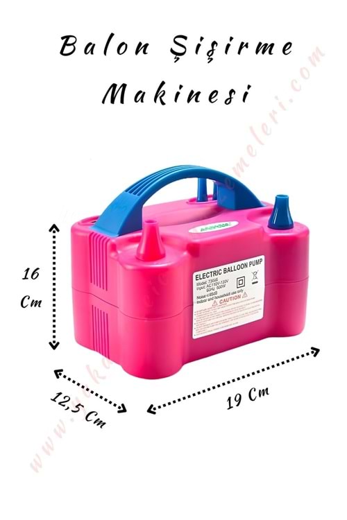 Balon Şişirme Makinesi Çift Çıkışlı
