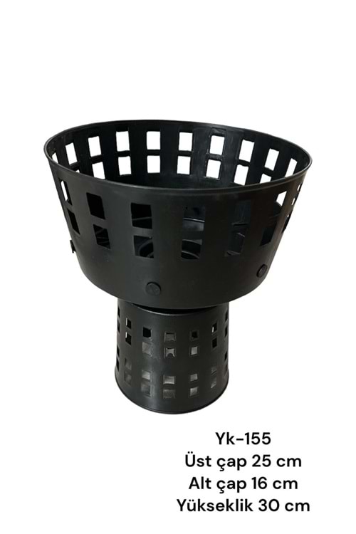 OASİS ÇİÇEK SÜNGERİ - ALTLIK ÇAP 25 SİYAH / YK-155