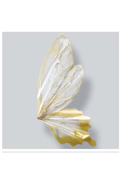 KELEBEK KANADI ŞEFFAF- GOLD