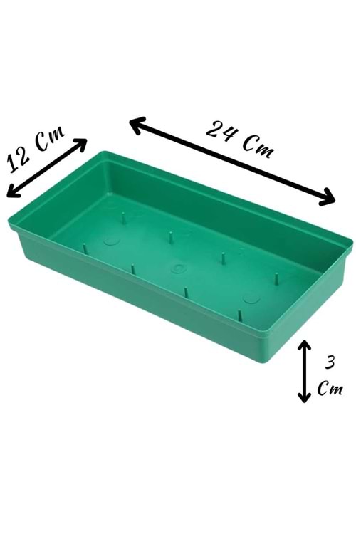 Dikdörtgen Küçük Boy Oasis Aranjman Altlığı 24 x 12 x 3 Cm Çiçek Süngeri YK-4