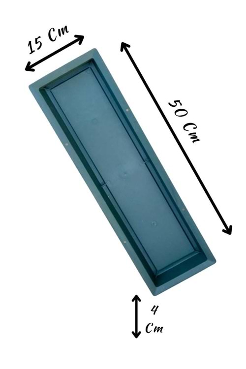 Dikdörtgen Büyük Boy Yeşil Oasis Aranjman Altlığı 50 x 15 x 4 cm Çiçek Süngeri Oasis Aranjman Altlığı YK-251