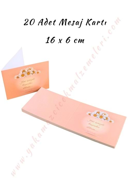 20 Adet Mesaj Kartı - Yeni İşinizde Başarılar Dilerim