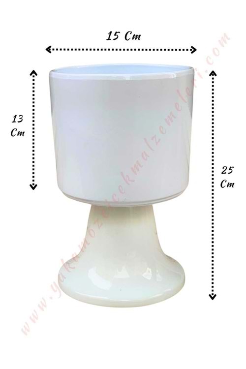 Ayaklı Orkide Saksısı Seramik Çap 15 Cm