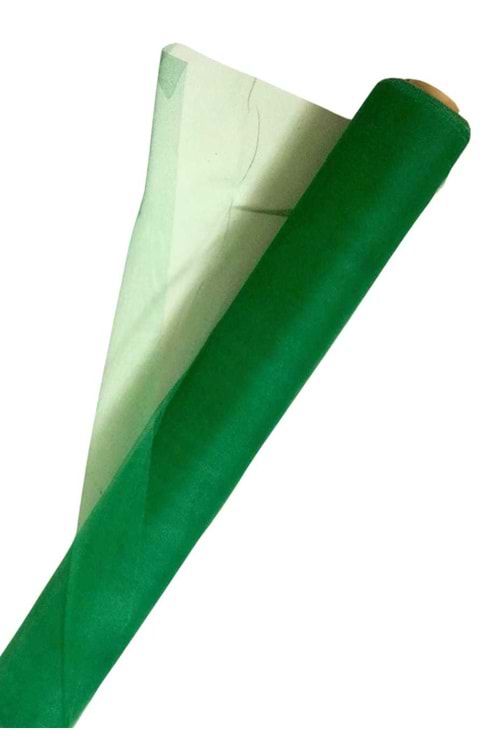 Gold Tül Renkli - Tül Modelleri - Gold - Yeşil - 70 CM X 27 MT
