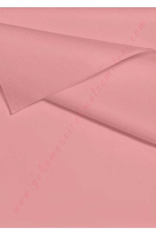 Renkli Pelur Kağıt 50*70 cm 40 lı Paket Çiçek Buketi Hediye Paketleme Malzemesi YK-303 - Açık Pembe