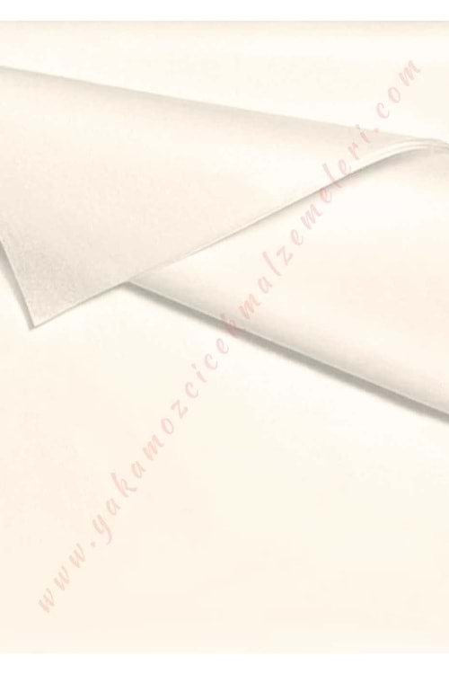 Renkli Pelur Kağıt 50*70 cm 40 lı Paket Çiçek Buketi Hediye Paketleme Malzemesi YK-303 - Krem