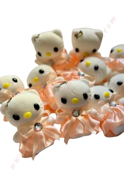 Hello Kitty Strafor Buket Süsleme Objesi 10 Lu Paket YK-277 - Somon