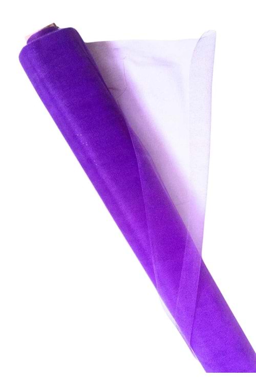 Altın Yaşar Tül Renkli - Tül Modelleri - Altın Yaşar - Mor - 70 CM X 27 METRE