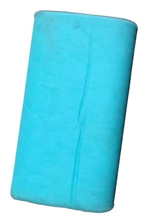 50 Metre Katlı Tül - Açık Mavi - 2 MT X 50 METRE