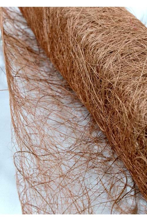 Renkli Doğal Abaka - Abaka Modelleri - Renkli Doğal Abaka - Açık Kahverengi - 58 CM X 730 CM