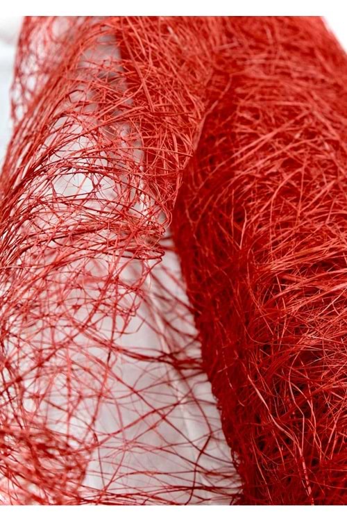 Renkli Doğal Abaka - Abaka Modelleri - Renkli Doğal Abaka - Kırmızı - 58 CM X 730 CM