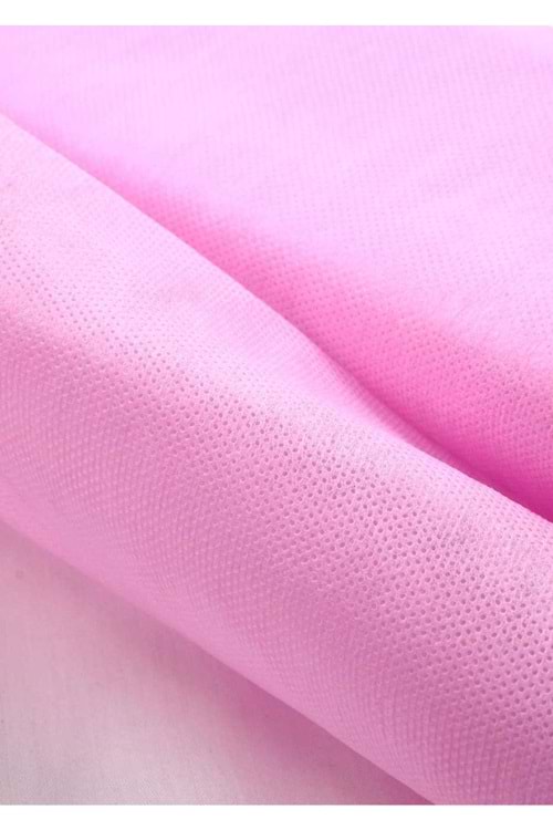Renkli Tela - Tela Modelleri - Düz Tela - Açık Pembe - 70 CM X 10 METRE