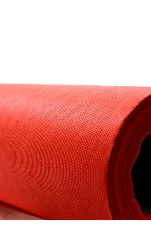 Renkli Tela - Tela Modelleri - Düz Tela - Kırmızı - 70 CM X 10 METRE