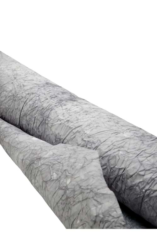 Buruşuk Kağıt Ebruli - Buruşuk Kağıt - Ebruli - Gri-Siyah - 58 CM X 9 METRE